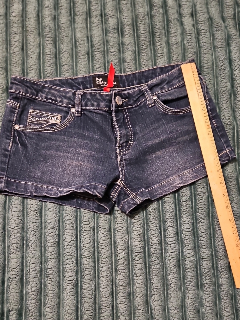 Dark Blue Denim Women’s Shorts By Eighty Eight